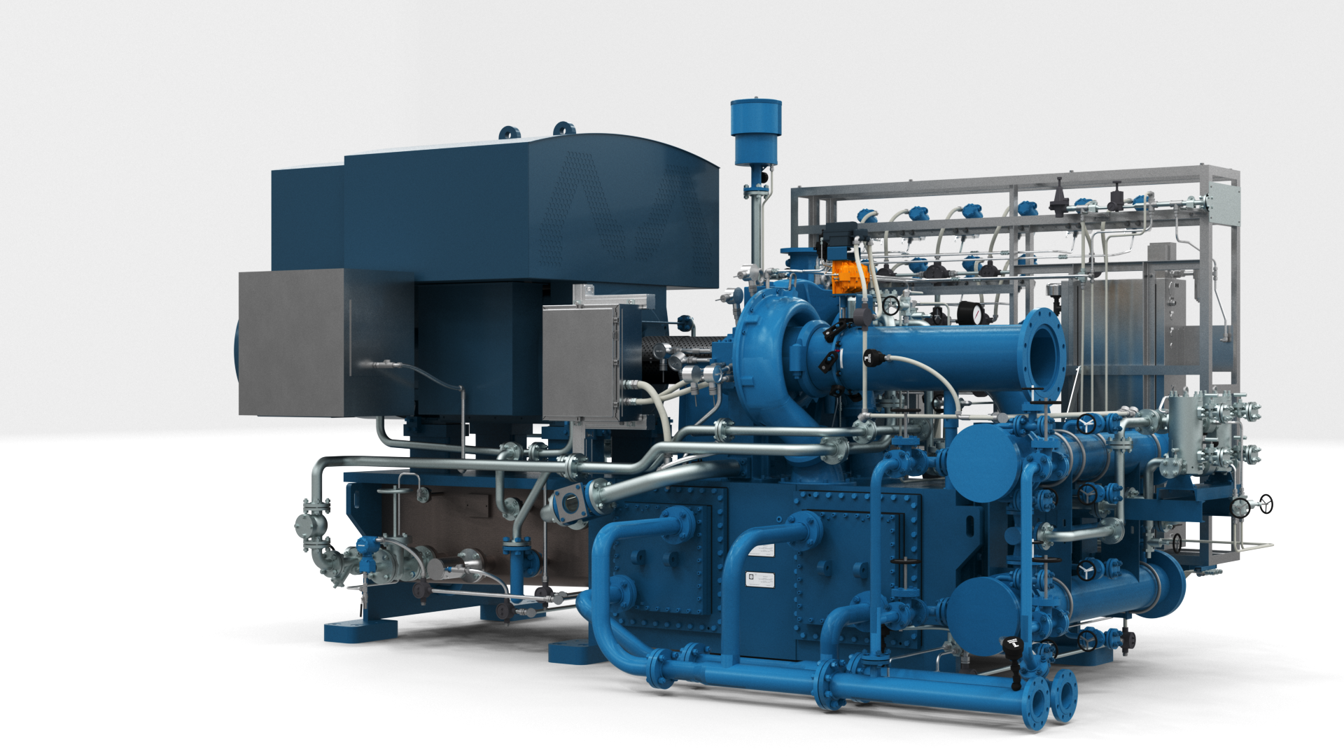 API 672 compressor assembly